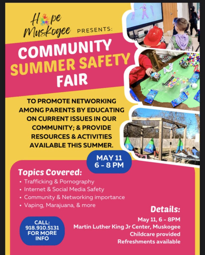 Community Summer Safety Fair Visit Muskogee
